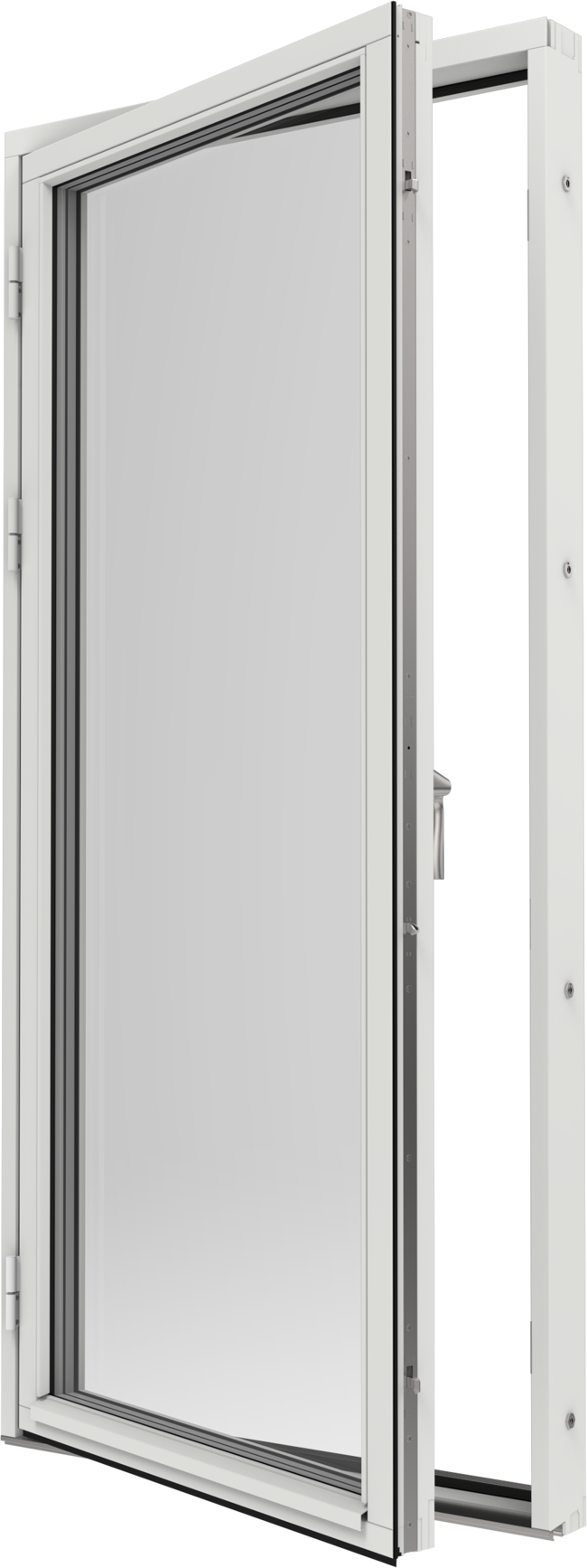 Original Trä 100, Altandörr helglasad, utsida öppen