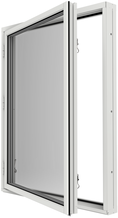 Retro, Sidhängt utsida öppen