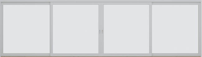 Skjutdörr alu, pardörr, utsida stängd